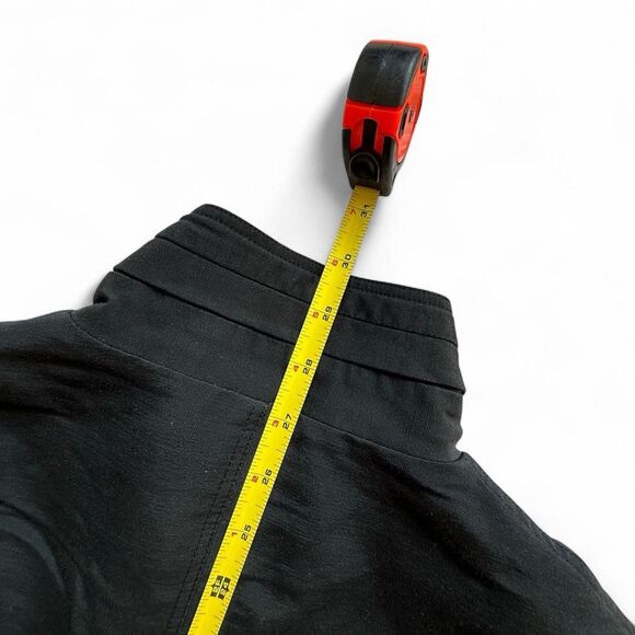 Vintage PRADA Black Full Zip Windbreaker Jacket Belt Loops & Zippered Pockets - Picture 5 of 8